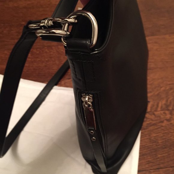 BRAND NEW REBECCA MINKOFF BLACK LEATHER WOMEN'S PU - Picture 4 of 6